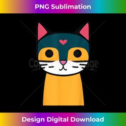 cute cat for kitten lovers colorful art kitty adoption - urban sublimation png design - animate your creative concepts