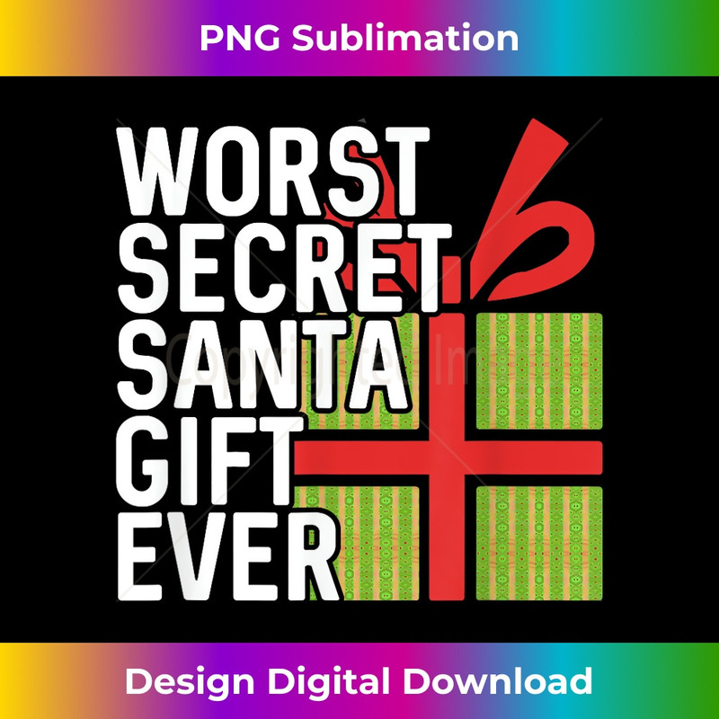 FP-20231219-16874_Worst Secret Santa Gift Ever Funny White Elephant Gift Tee 3402.jpg