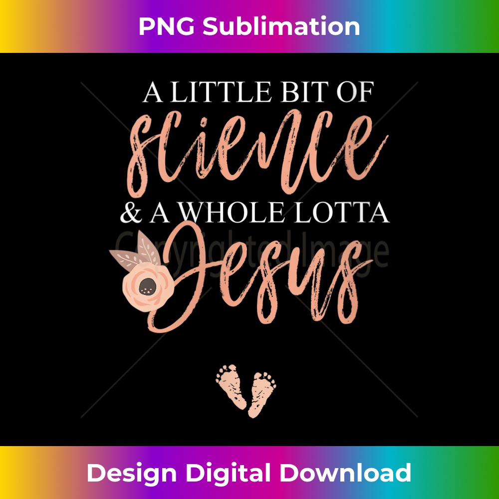 FS-20231219-16145_Womens Christian IVF Pregnancy Baby Feet Science Jesus God Love V-Neck 1.jpg