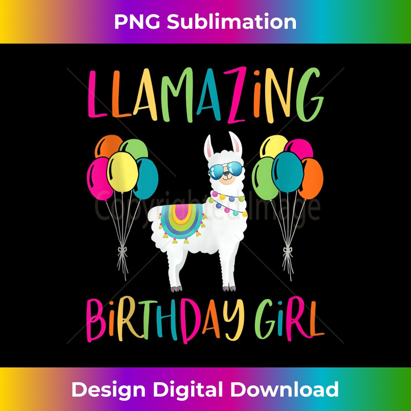 FV-20231219-5520_Girl Llama Birthday LLamazing Party Alpaca Balloons Gift Tank Top 0498.jpg