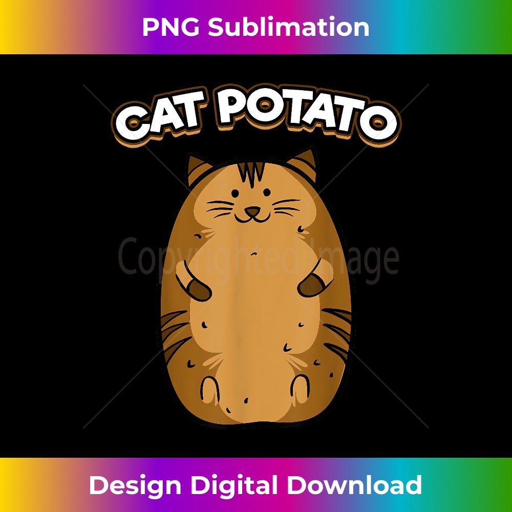 GD-20231219-1371_Cat Potato T- Funny Cute Fat Potato Feline Animal Tee 0426.jpg