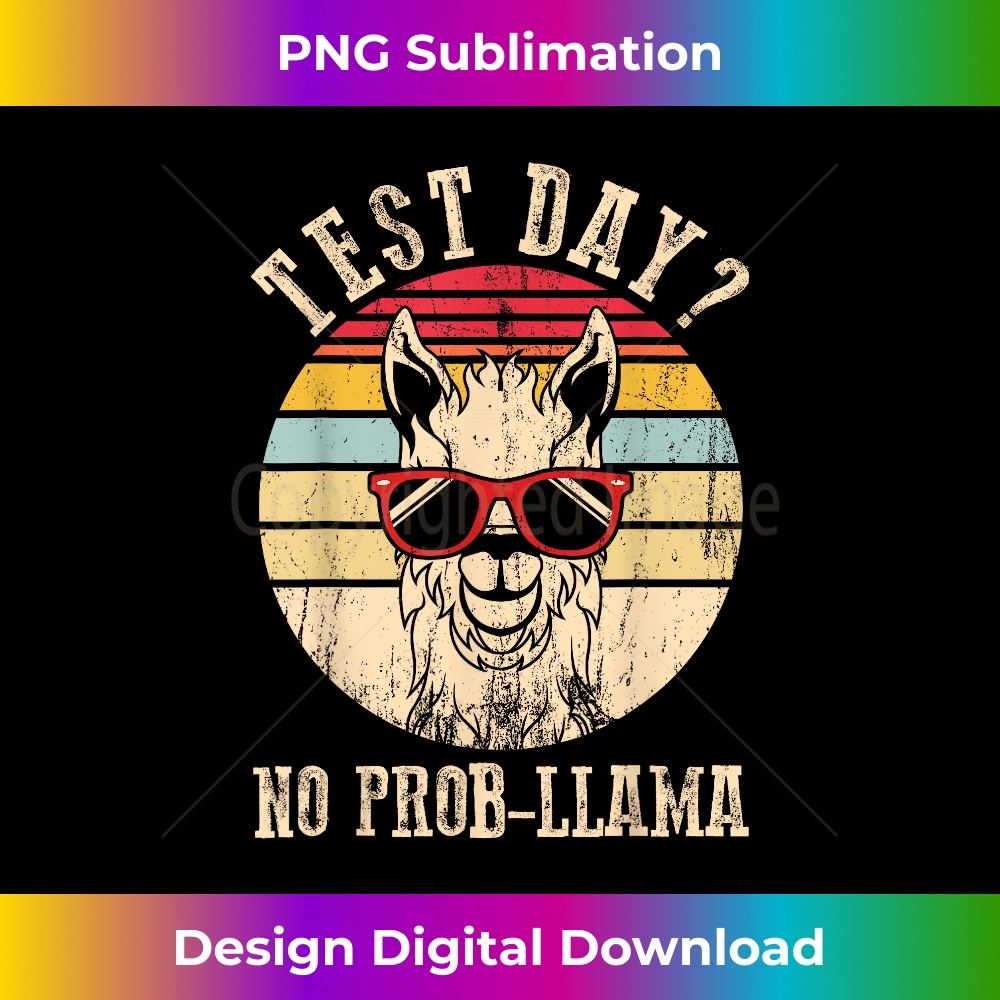 GO-20231219-14467_Test Day No Prob-Llama Teacher Exam Testing Teaching Vintage 1383.jpg