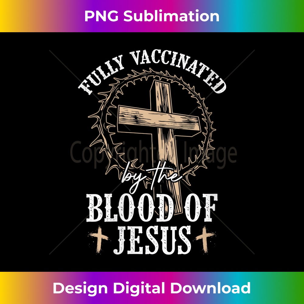 GP-20231219-16149_Womens Christian Jesus Lover Fully Vaccinated By The Blood Of Jesus V-Neck 1.jpg