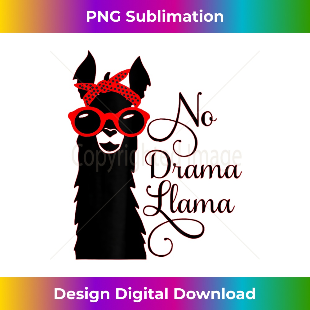 GU-20231219-11221_No Drama Llama T- Cute Llama Sunglasses And Bandana 1083.jpg