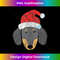 HM-20231219-12880_Santa Hat Dachshund PJs Christmas Xmas Wiener Weiner Dog Tank Top.jpg