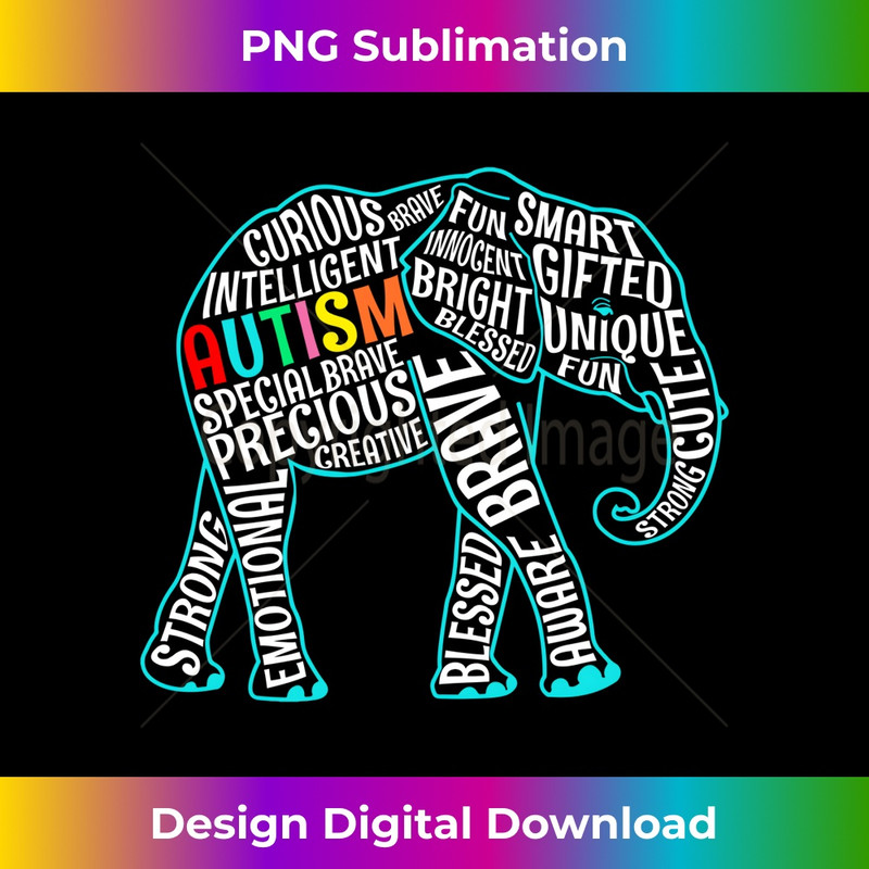HP-20231219-430_Autism Awareness Elephant - Autism Awareness Gifts Long Sleeve 0107.jpg