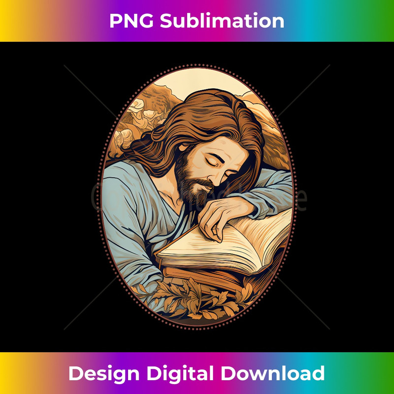 HP-20231219-9114_Jesus Snuggling Book Christian Literary Humor Cute Religious Tank Top 1.jpg
