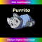 II-20231219-16653_Womens Purrito Funny Cat Pun Burrito V-Neck 0859.jpg