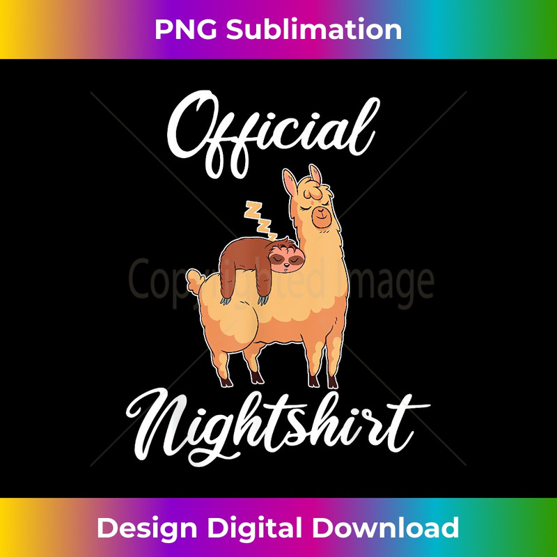 JA-20231219-113_Alpaca & Sloth Sleepshirt Nightwear Nightshirt Sleep Pajama 0144.jpg