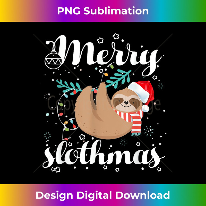 JL-20231219-10701_Merry Slothmas T Christmas Pajama for Sloth Lovers 1017.jpg