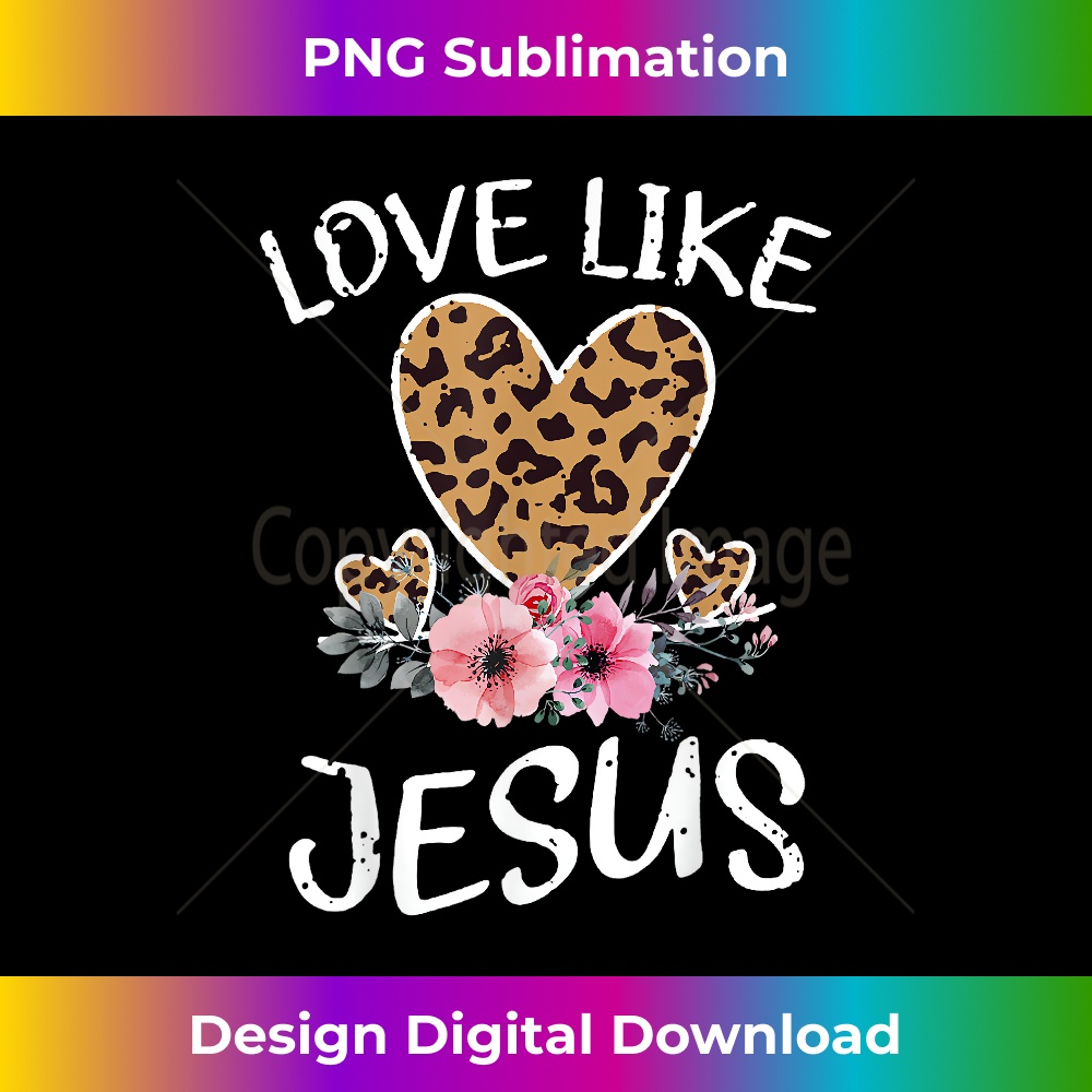 JM-20231219-16519_Womens Leopard Heart Print Cheetah Love Like Jesus.jpg