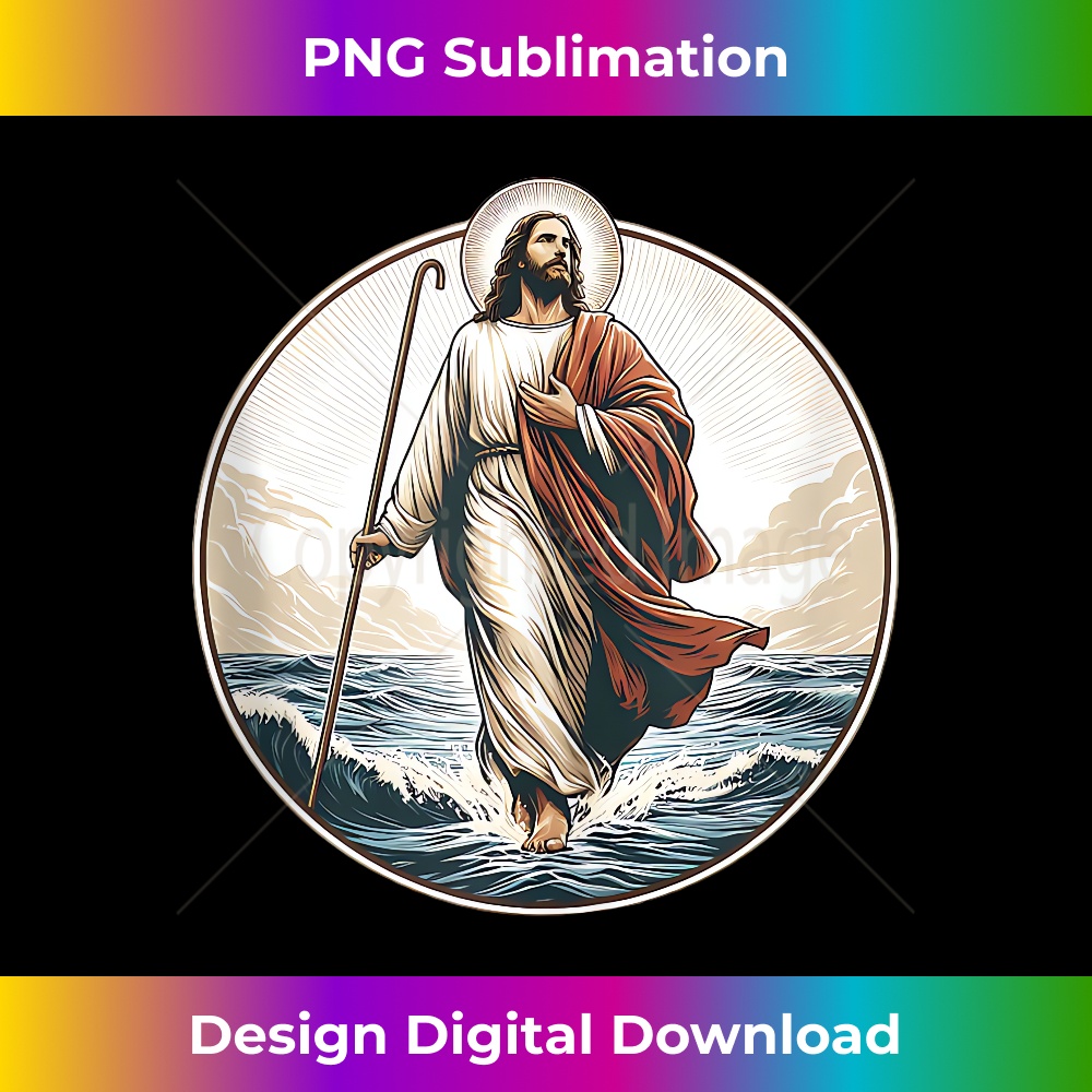 JQ-20231219-9244_Jesus Walking on Ocean Water Tank Top.jpg