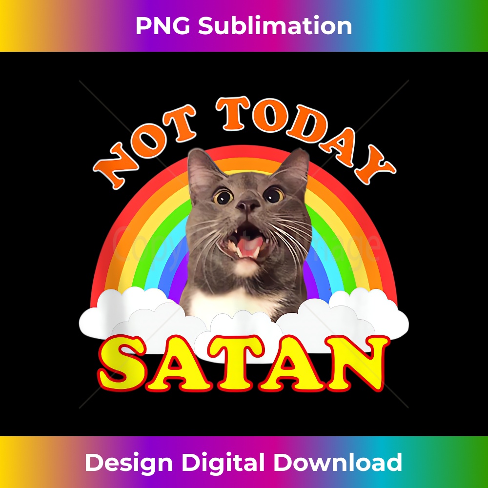 KU-20231219-11450_Not Today Satan Funny Rainbow Cat Meme Tank Top 1.jpg