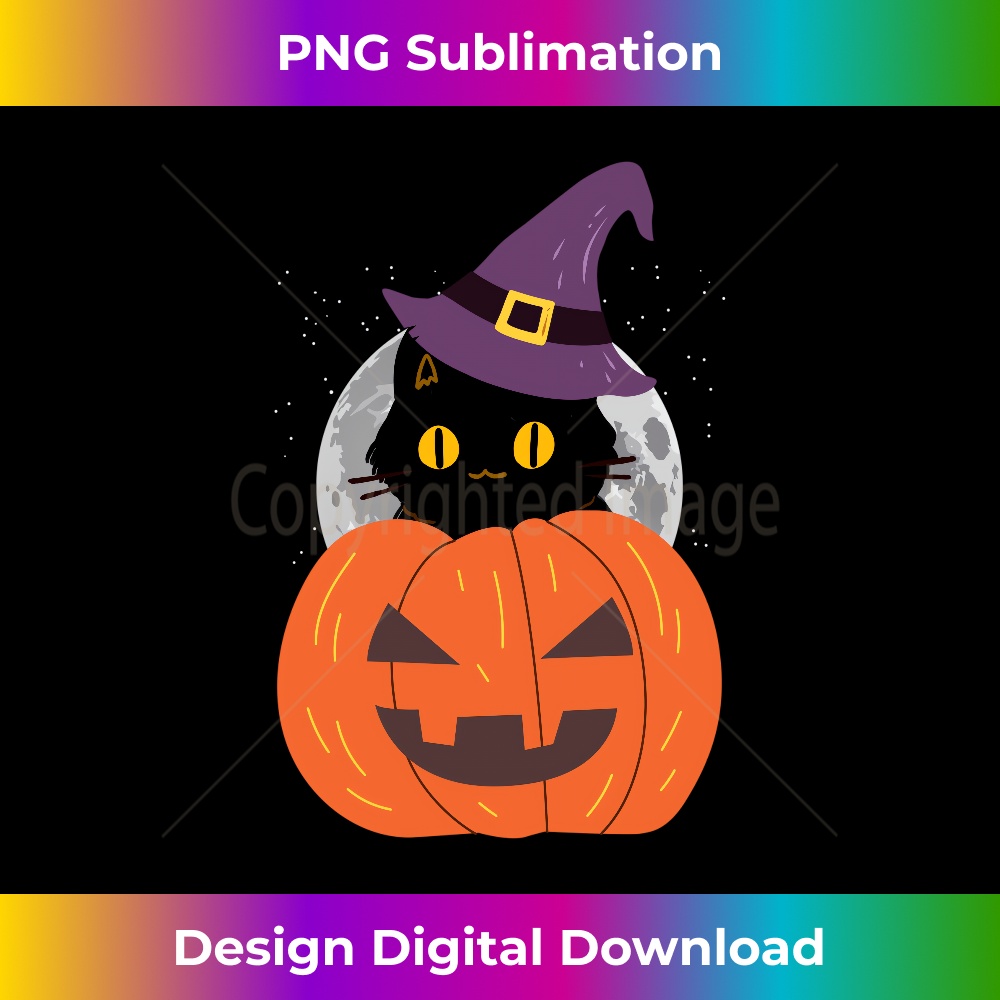MJ-20231219-16005_Witch Cat Hat Hide on Pumpkin & Scary Halloween Moon Long Sleeve 0107.jpg