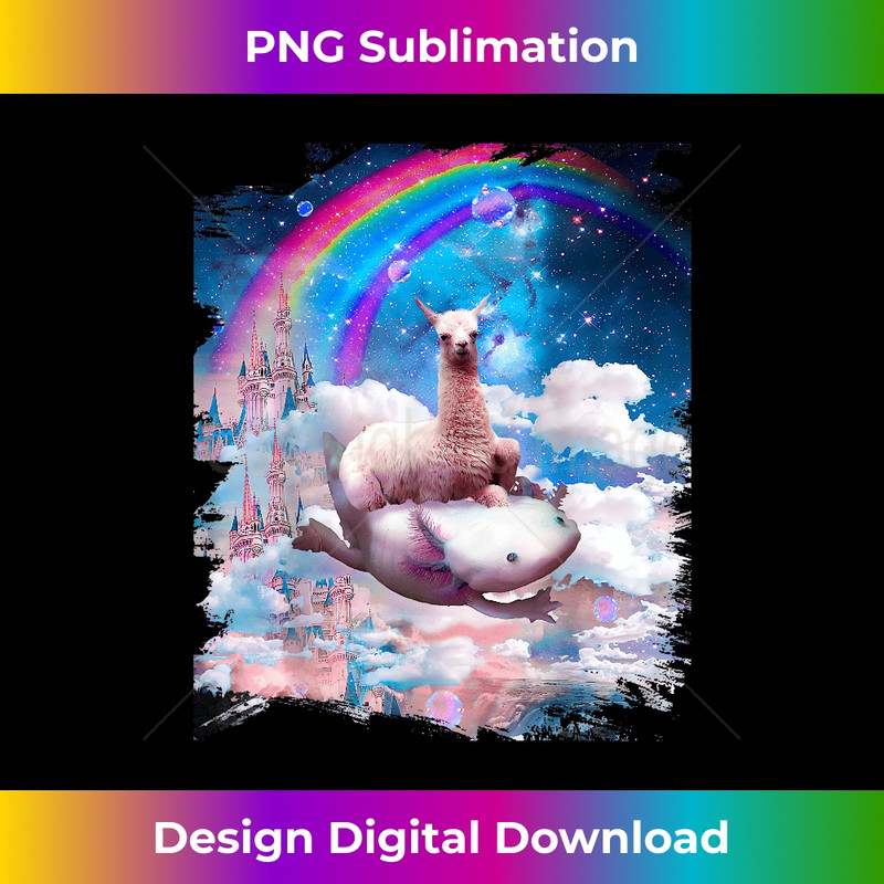 MW-20231219-14017_Space Llama Riding Axolotl - Rainbow 1337.jpg