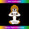 MX-20231219-709_Beagle Yoga T shirt Namaste Spiritual Meditation Chakra 0059.jpg