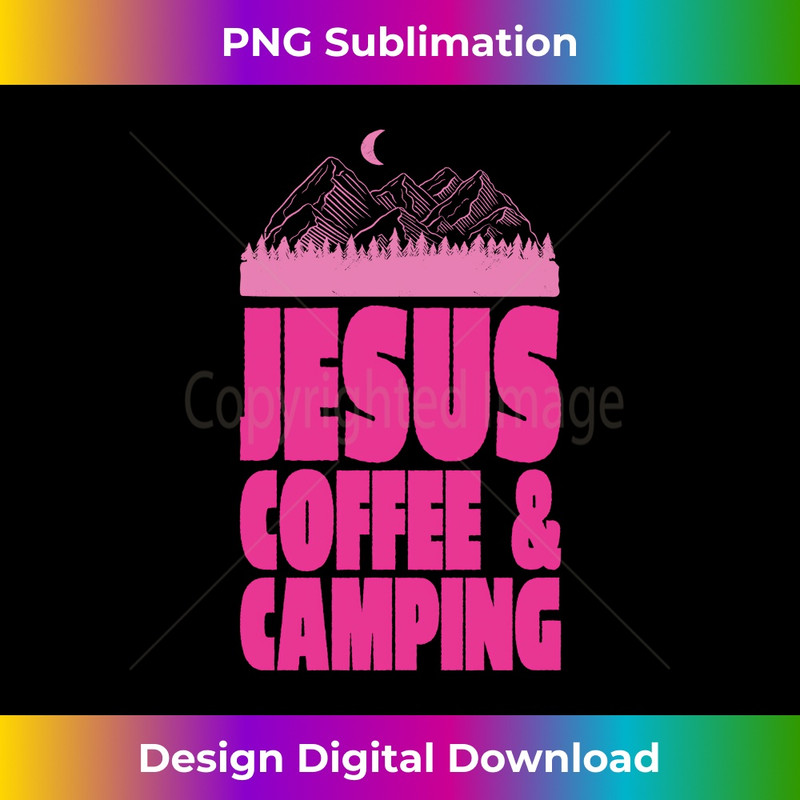MY-20231219-1633_Christian Camping Familiy Jesus Coffee & Camping Long Sleeve 1.jpg