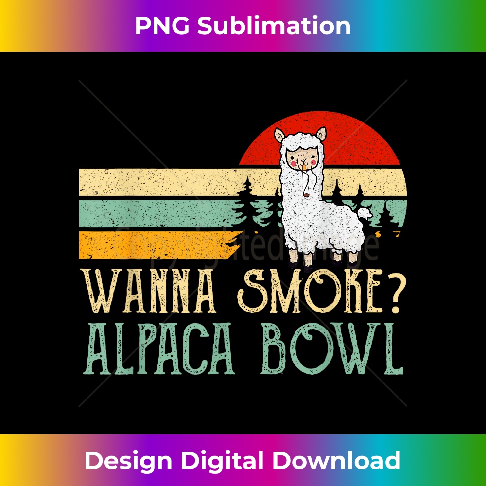 NI-20231219-15728_Wanna Smoke Alpaca Bowl Funny Llama Smoking Cannabis Weed 1476.jpg