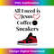 NW-20231219-075_All I need is Jesus Coffee and Sneakers quote gift Long Sleeve 1.jpg
