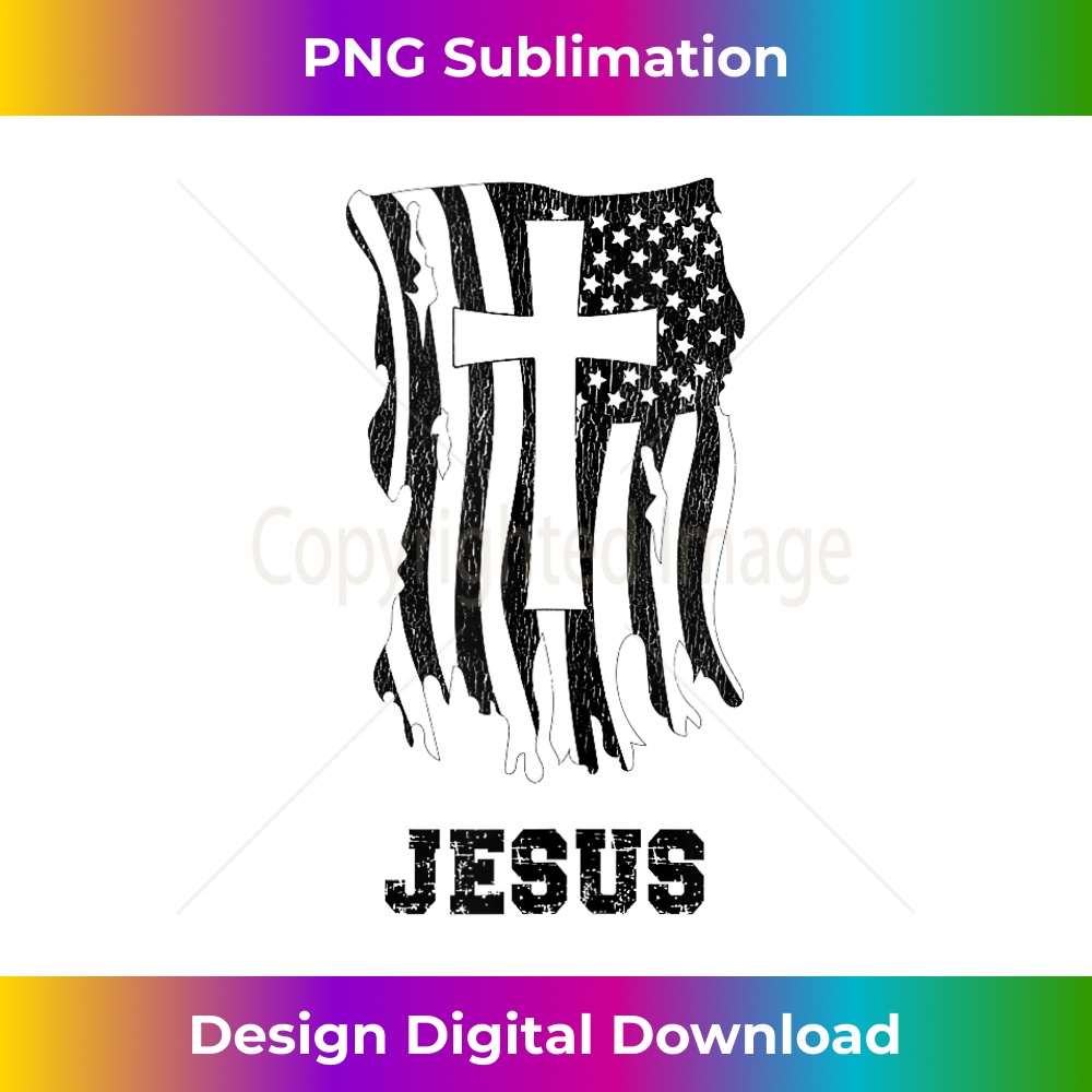 OM-20231219-9302_Jesus. Patriotic 'Jesus' USA Flag Design Tank Top.jpg