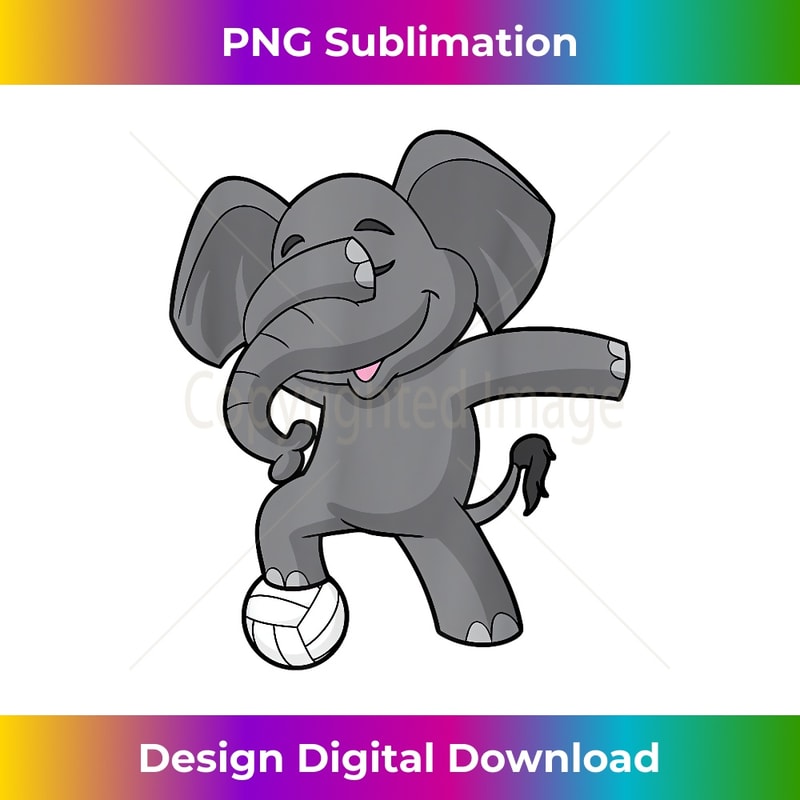 OZ-20231219-2965_Dabbing Volleyball Elephant Sports Cute Funny Humor 0631.jpg