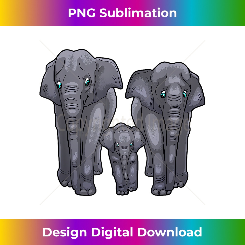 PG-20231219-4796_Funny Elephant Family Design Men Women Kids Elephant Lovers 1151.jpg