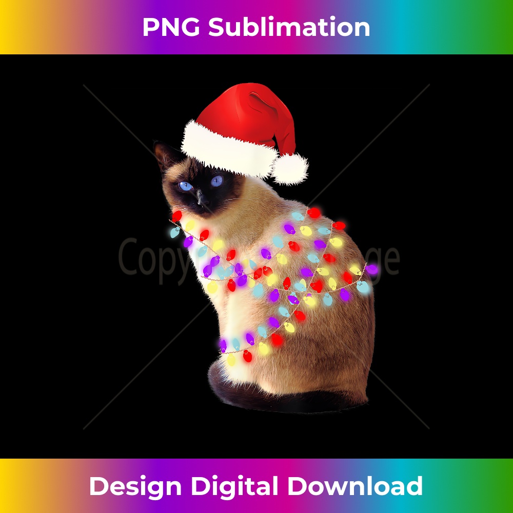 PL-20231219-13218_Siamese Cat Christmas Lights Funny Santa Kitten Lover gifts 0689.jpg