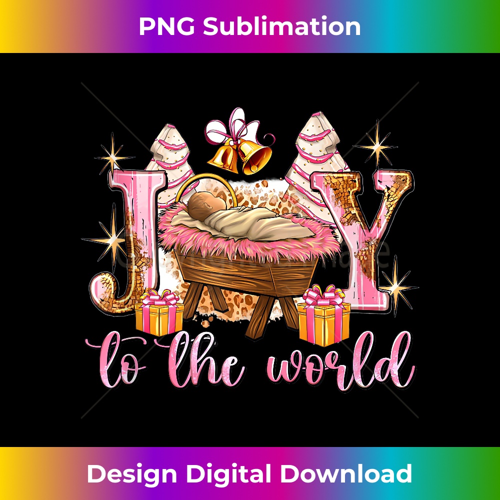 PN-20231219-9337_Joy To The World Merry Christmas Baby Jesus Tree Cakes Gifts Tank Top.jpg