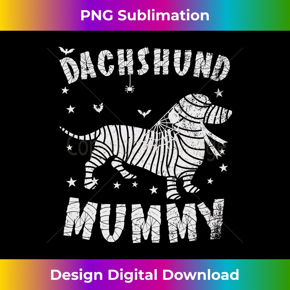 PY-20231219-2998_Dachshund weenie Sausage Mummy - Halloween Sweatshirt 0039.jpg