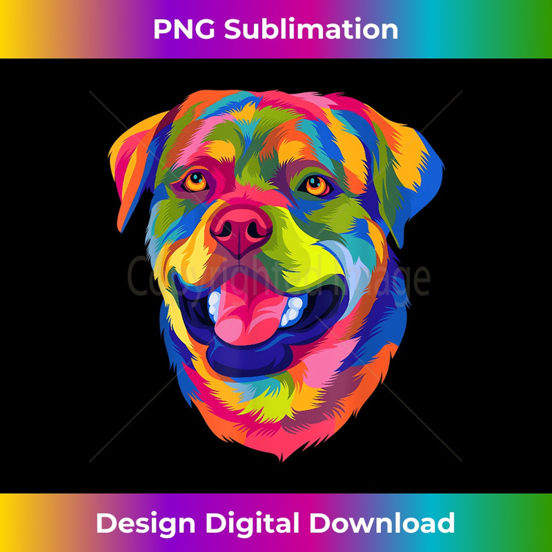 PZ-20231219-12015_Pop Art Rottweiler Cute Paw Pet Gift Men Women Dog Lovers 0765.jpg