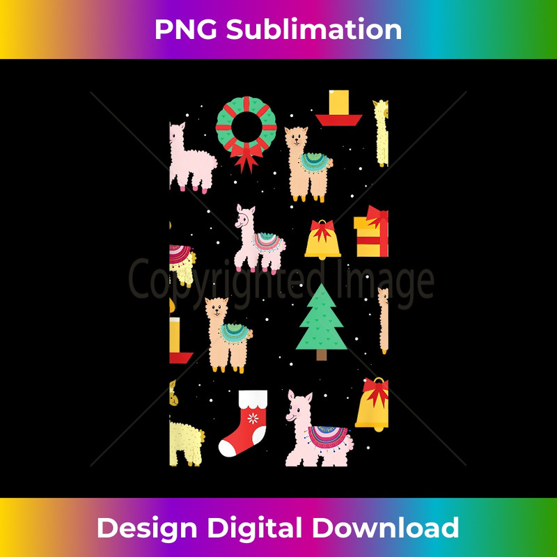 RK-20231219-10049_Llama Alpaca Christmas Tree Snow Pattern Cute X-Mas Gifts 0765.jpg