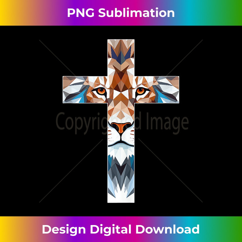 RM-20231219-8805_Jesus Lion of Judah cross king Faith Tank Top 1.jpg