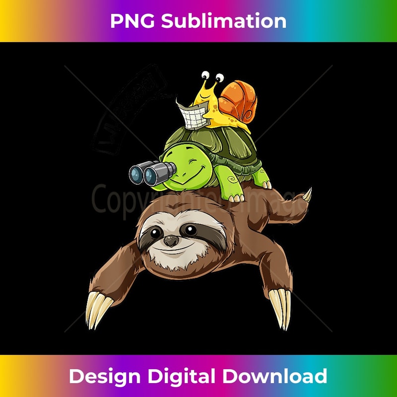 SJ-20231219-13805_Sloth Turtle Snail T Piggyback Running Riding Team Tee 3436.jpg