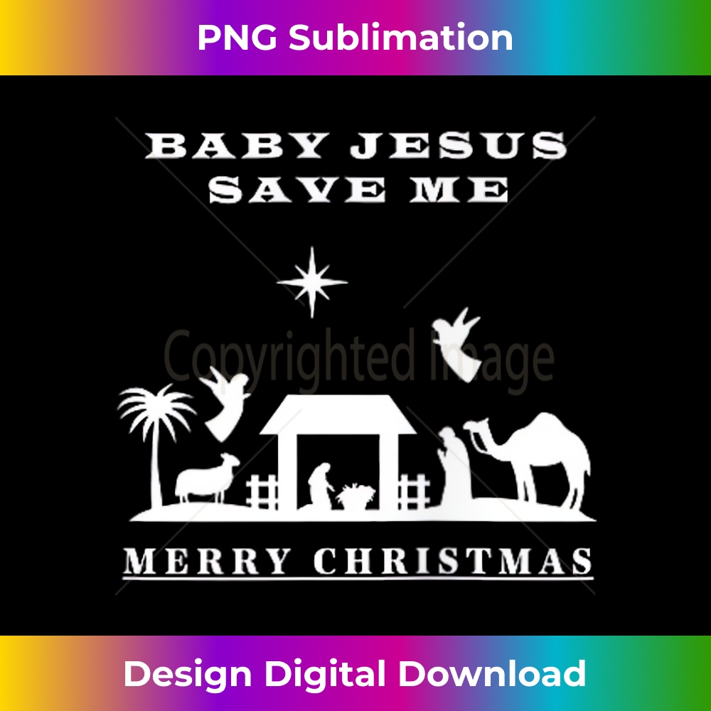 SZ-20231219-10679_Merry Christmas, Baby Jesus save me Tank Top 1.jpg