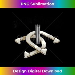 cool six on the stick funny horseshoe pitching lover gift - vibrant sublimation digital download - enhance your art with a dash of spice