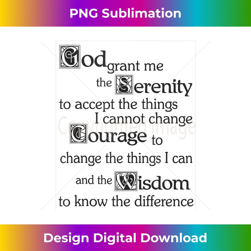 UV-20231219-13070_Serenity Prayer - God Grant me the Serenity, Courage, Wisdom Tank Top.jpg