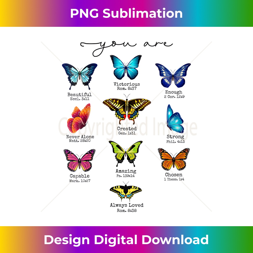 UW-20231219-16115_Womens Butterfly Bible Verse You Are Beautiful Positive Sayings V-Neck.jpg