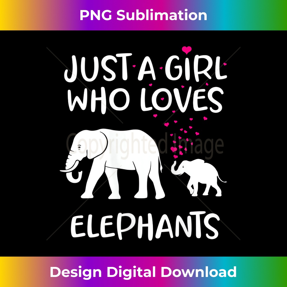 VC-20231219-16547_Womens Mama Baby Elephant Print - Just A Girl Who Loves Elephants Tank Top 3330.jpg