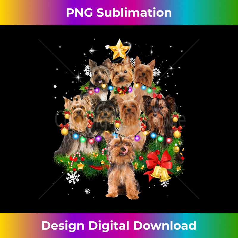 VS-20231219-13242_Silky Terrier Tree Lights Christmas Dog Lovers Xmas Long Sleeve 0920.jpg