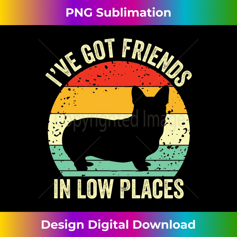 VV-20231219-2360_Corgi I've Got Friends In Low Places Pembroke Welsh Lover Te Long Sleeve 0209.jpg