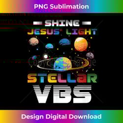 stellar bible school vbs shine jesus light christi - chic sublimation digital download - immerse in creativity with every design