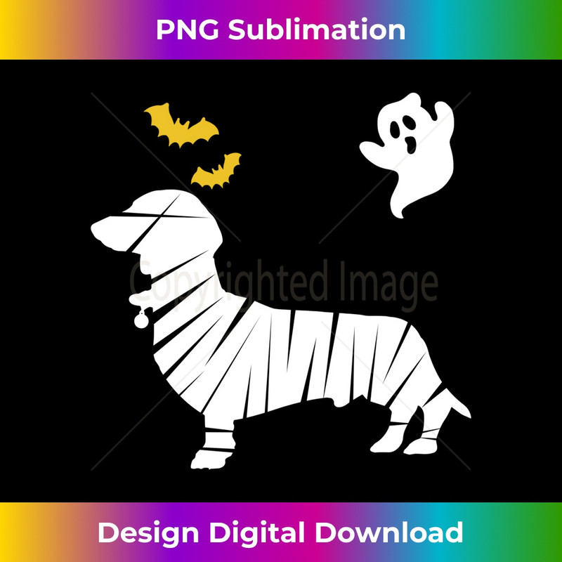 WI-20231219-3000_Dachshund Wiener Halloween Mummy Bat Ghost Gift Sweatshirt 0040.jpg