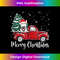 WZ-20231219-1199_Bull Terrier Dog Riding Red Truck Merry Christmas Pajama Tank Top 1.jpg