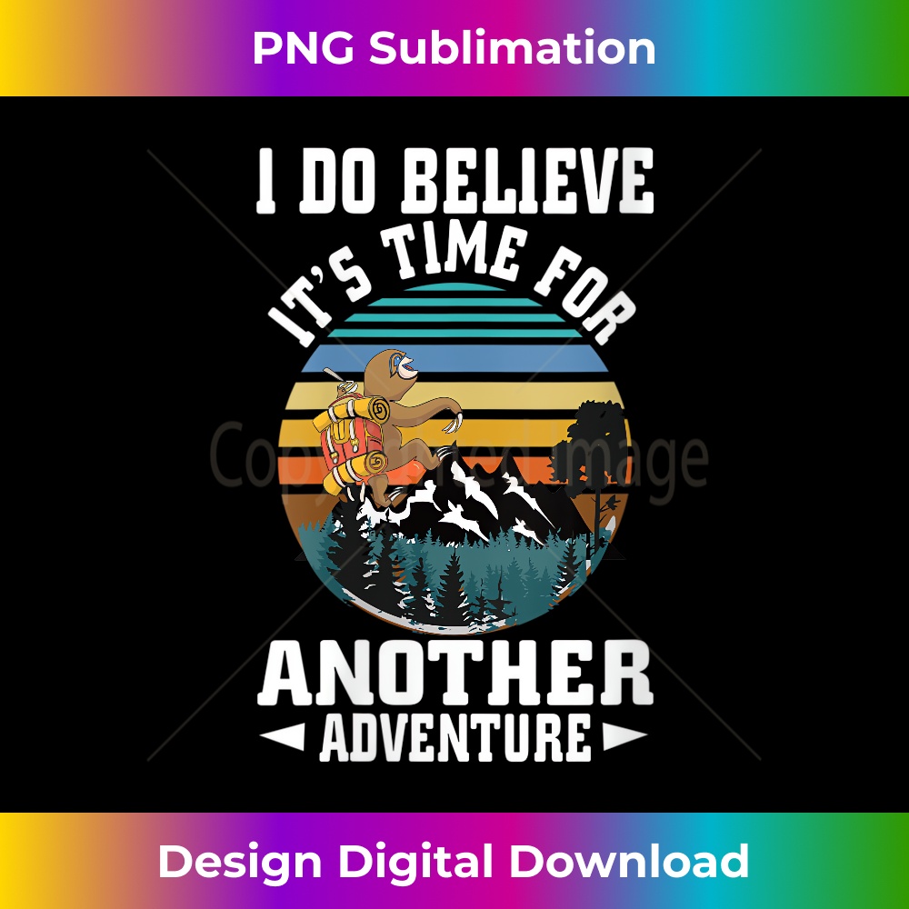 WZ-20231219-16365_Womens I do believe Its time for another Adventure Sloth V-Neck 3988.jpg