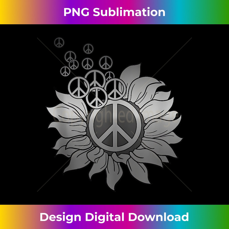 YQ-20231219-14246_Sunflower Peace Sign Hippie Hippy Vintage Floral Soul Gift Tank Top 1.jpg