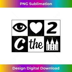 lds mormon missionary gift tshirt i love to see the temple - innovative png sublimation design - infuse everyday with a celebratory spirit