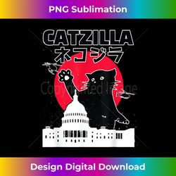 catzilla japanese cat lover kitten retro vintage gift - classic sublimation png file - striking & memorable impressions