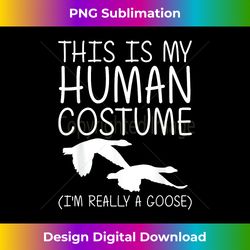 goose easy halloween human costume waterfowl animal diy gift - sleek sublimation png download - elevate your style with intricate details