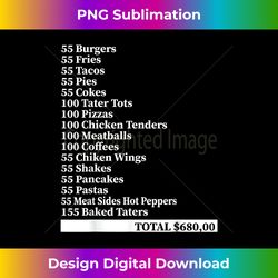 i think you should leave 55 burgers 55 fries - sublimation-optimized png file - pioneer new aesthetic frontiers