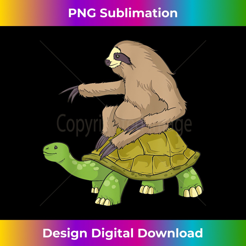 DK-20231219-13694_Sloth Riding A Turtle Funny Sloth Lover Gift 3326.jpg
